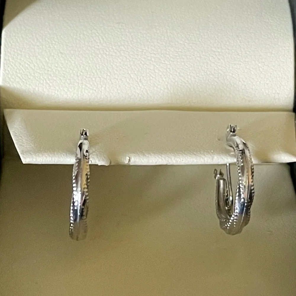 Silver Hoop Earrings